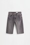 Slim wide denim bermuda - 6