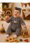 Leopard Flower Detailed 3-Piece Baby Girl Set - 3