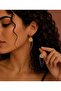 Steel Quarter Dangle Earrings - 2