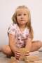 Cotton Regular Fit Short Sleeve Ribbed Shorts 2-Piece Light Pink Pajama Set Baby Girl H9311A526Sm - 3