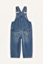 100% Cotton Light Blue Jean Salopet Overalls Baby Boy H9820A526Au - 2