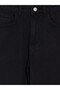 Özmarka New Season Black Straight Fit Women's Jean Trousers - 6