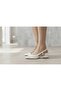 Women's Patent Leather Pointed Toe Thick Heeled Classic Shoes - 3