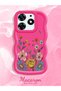 Tecno Spark 10 Pro Compatible Case Camera Protector Red Silicone Couple Phone Case Floral Pattern - 2