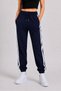 Women's Striped Elastic Waist Trackpants