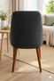 Large Oval Kitchen Chair Cover - Lycra Washable Elastic Chair Cover Chair Cover Single Piece - 2
