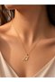 Butterfly Detailed Zircon Necklace - 2