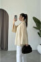 Women's Bat Sleeve Relaxed Fit Kimono Chinese Buttoned Shirt - 3