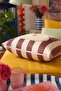 Punch Embroidered Cushion Cover - 43*43 cm - Mocha Letter B - Pnk001 - 3