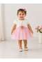 Baby Girl Bolero Tulle Evening Dress Pink Princess Dress Birthday Mevlüt Wedding
