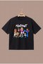 Manifest Girls Caricature Printed Unisex 100% Cotton Crew Neck Tshirt Breathable Fabric T-Shirt