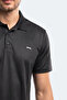 Robles Men's Polo Collar Black T-Shirt - 2