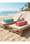 100% Cotton Special Design Beach Towel Set of 2 Pink Blue - 3