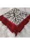 Handmade Needlework Writing, Scarf, Yemeni, Mevlit Cover, Head Cover, 4 Sides Embroidered, 100*100cm