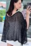 Glittery Knitwear Poncho 6Y375 - 3