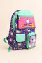 Girl's 2-Piece School Bag Set Orthopedic Multi-Compartment Primary School Backpack Lunch Bag Purple - 6