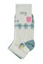 Floral 3-Piece Booties Socks for Girls Aged 2-12 - Standard - 6