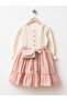 Vip Design Girls' Dress with Buttons and Belt - 2