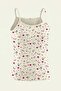 5 Pieces of Cotton Strap Undershirts for Girls - Mixed Patterned Underwear - Anti-Sweat Strap Undershirts - Sleep Band Gift - 6