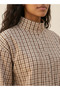 Cotton Checked Shirt with Funnel Neck - 6