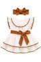 X İpek Atlas Baby Girl Summer Muslin Dress - 4
