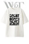 Squat Bench Deadlift Design Printed Unisex White Oversize T-Shirt