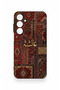 Samsung A55 Compatible Vintage Carpet Patterned Silicone Case - 3