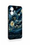 Tecno Spark Go 2 Compatible Starry Night Patterned Silicone Case - 2