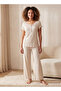 Pyjama Set Ribbed Top & Trousers - 3