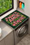 Clothes Dryer Top Organizer Mat Liquid-Proof Cover Amor Bahçesi