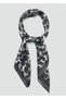 Leopar desenli kare fular - 3