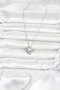 316L Steel Chain Silver Color Clover Model Women's Necklace - 2