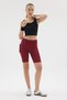 Women's High Waist Gathering Pocket Shorts Sports Leggings - 3