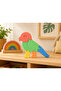 Montessori 3D Colorful Educational Puzzle Toy - Children's Puzzle Set with Parrot Figure - 3