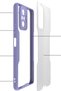 Aconcept Redmi Note 10 Pro Case Platinum Silicone (111213) - Lilac - 2