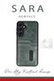 Aconcept Galaxy A55 5g Case Sara Leather Case with Business Card Holder (112235) - Black - 2