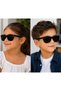 Kids Unisex Black Uv400 Sunglasses – Stylish Design