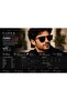 Axiom Polarized Square Sunglasses for Men & Women | Black Metal Frame with Smoke TAC Polarized UV400 Lenses | Model 5215 C1 - 4