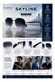 Skyline Men's Aviator Sunglasses | Silver Metal Frame with Navy Blue Temples & Smoke Grey UV400 Lenses | Model 8258-C5 - 3