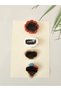 Thin Hair Baby Hairpin Baby Girl Accessory Handmade Baby Fashion Antiallergic 100% Cotton 4-Piece Hairless Baby Hairpin (0-3 Years) - 4