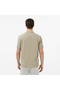 Men's Beige Slim Fit Polo Collar T-Shirt - 2