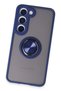 Aconcept Galaxy S23 Case Montreal Silicone Cover with Ring (31229) - Navy Blue - 3