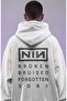Nin Rock Metal Music Band Back Printed Unisex Oversize Premium Hoodie