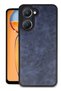 Aconcept Vivo Y18 Case Aras Leather Cover (84740) - Navy Blue