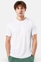 Men Slim Fit Short Sleeve Training T-Shirt, White