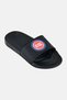 Kids Boy Detroit Pistons Primary Logo Slip On Slides, Black