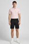 Men Solid Chino Shorts, Navy - 2
