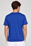 Men Sportswear Fit Short Sleeve Baseball T-Shirt, Blue - 4