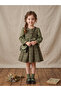 Girl's Vintage Dress with Plaid Pattern Bag