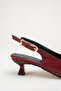 Golf Short Heeled Pointed Toe Elegant Stylish Open Heel Women's Casual Shoes - 6